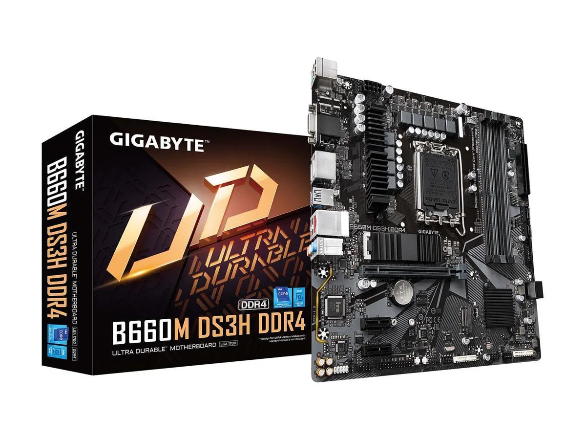 Green micro-ATX motherboard with black slots, silver heatsinks and RGB lighting