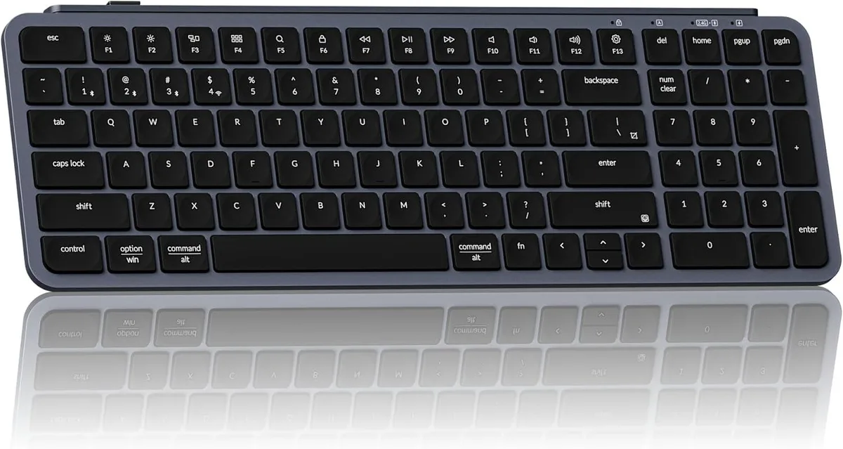 TUKO TUKO GX710S 96% Gaming Keyboard White Backlight Pudding Keycaps — fotografia produktu