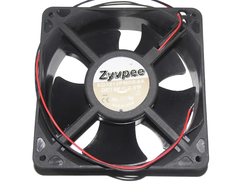 Zyvpee Zyvpee KD1212PMBX-6A 120x38mm 12V 7.6W 2-Wire Case Fan — foto produk