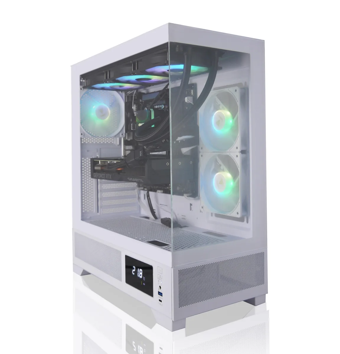 AVGPC AVGPC AV-WW-R73D-5070-W gaming PC Ryzen 7 7800X3D RTX 5070 32GB DDR5 2TB NVME — photo du produit
