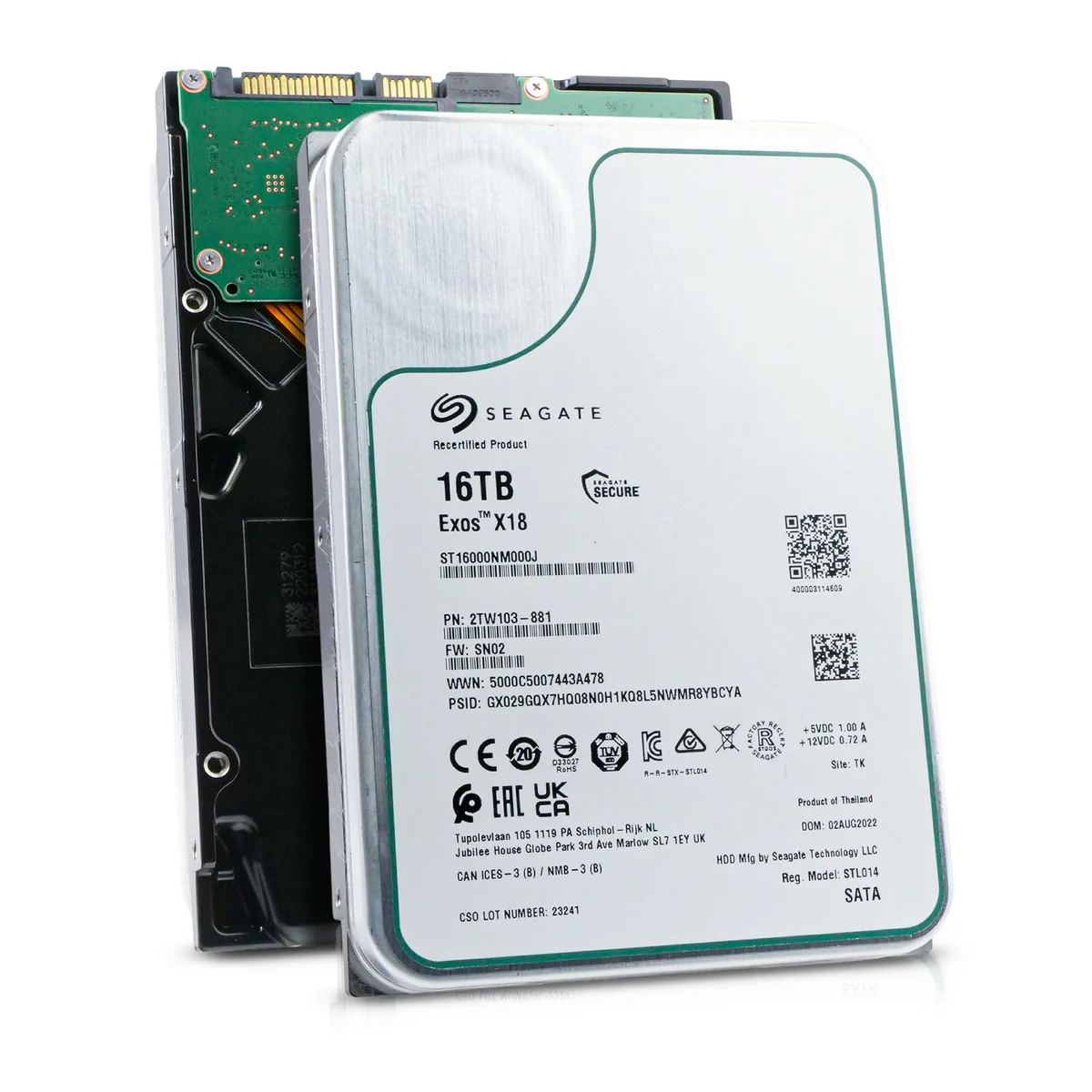Seagate Seagate 2TW103-881 16TB 7200 RPM SATA 6.0Gb/s 256MB 3.5in internal hard drive — תמונת המוצר