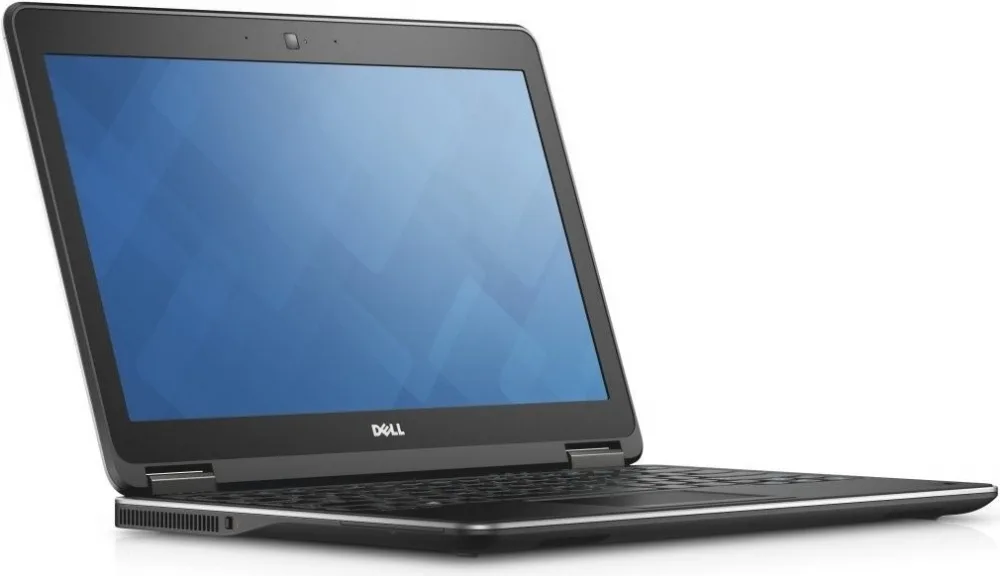 Black 12.5 inch Dell Latitude E7250 laptop closed lid matte finish