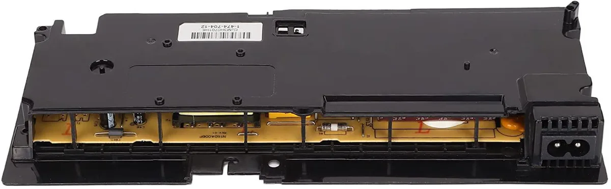 Compact black ABS power supply unit with integrated screwdriver for Slim 2100