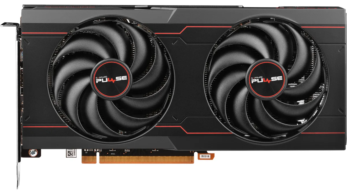 Sapphire Pulse Radeon RX 6650 XT graphics card with dual fans and black finish