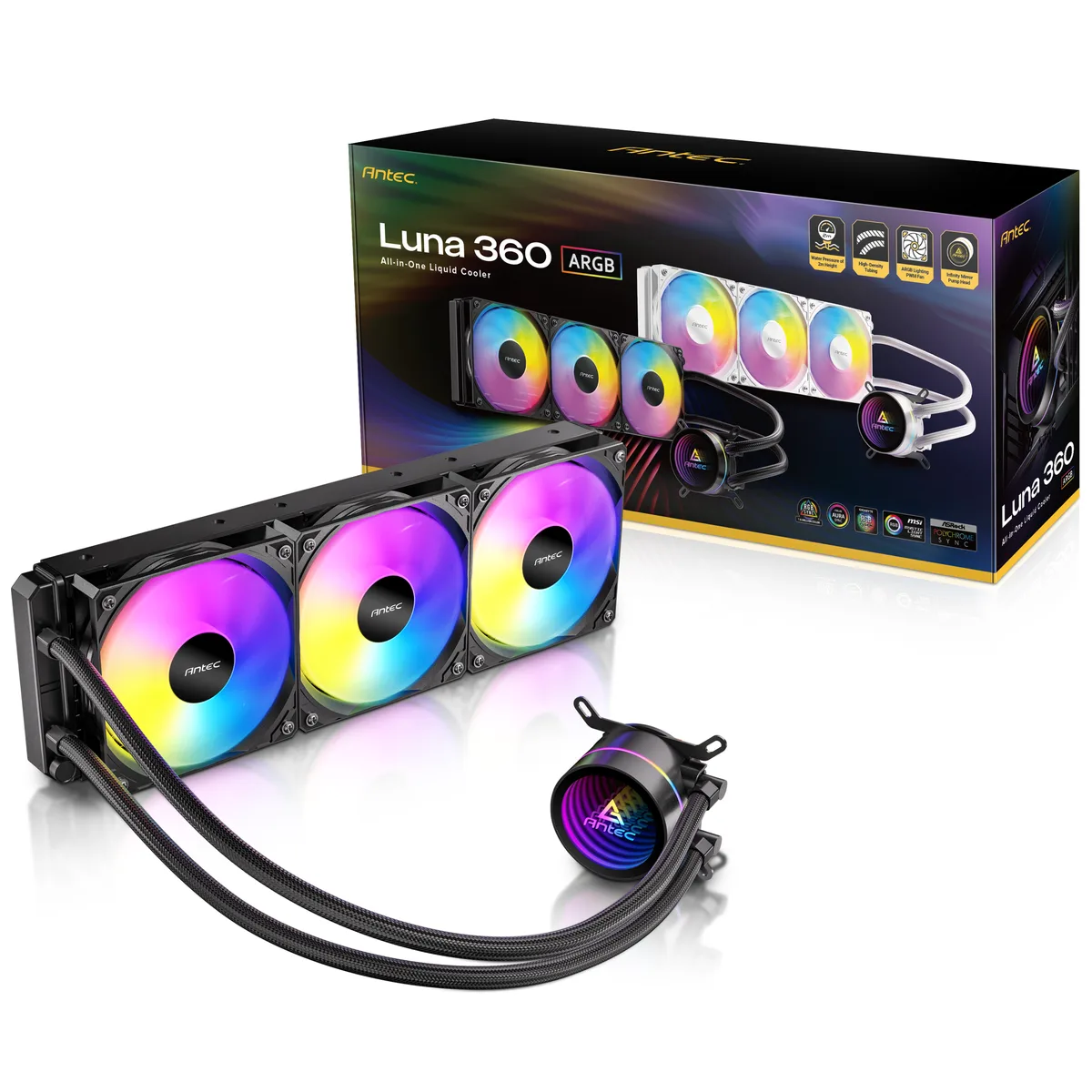 Antec Antec Luna 360 ARGB liquid cooler — foto del producto
