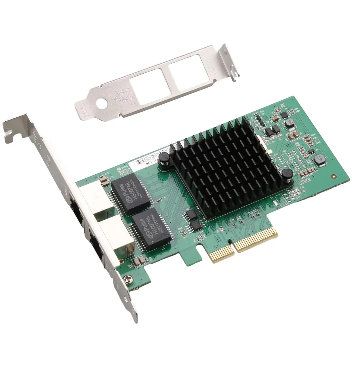 C&amp;N C&amp;N Dual-Port PCIe x4 Gigabit Network Card Intel I350-T2 — ürün fotoğrafı