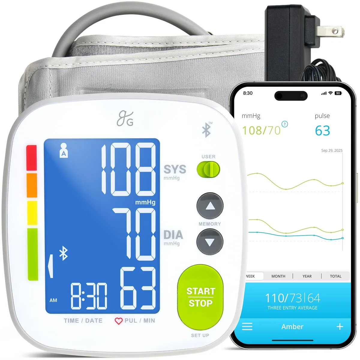  Greater Goods BD3439 blood pressure monitor 8.7–16.5 in cuff — produkto nuotrauka