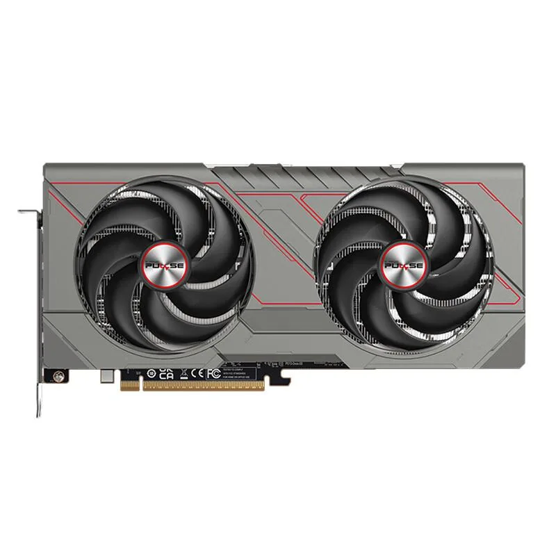 Sapphire Metal Pulse Radeon RX 9070 16GB GDDR6 dual-fan graphics card in dark metal finish