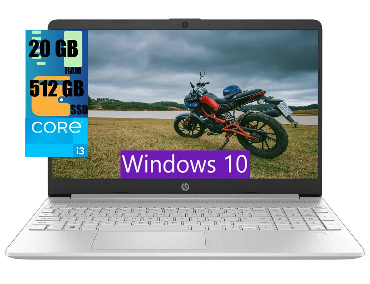 HP HP 15 Raider laptop i3-1215U 20GB 512GB 15.6 HD touch Silver — photo du produit