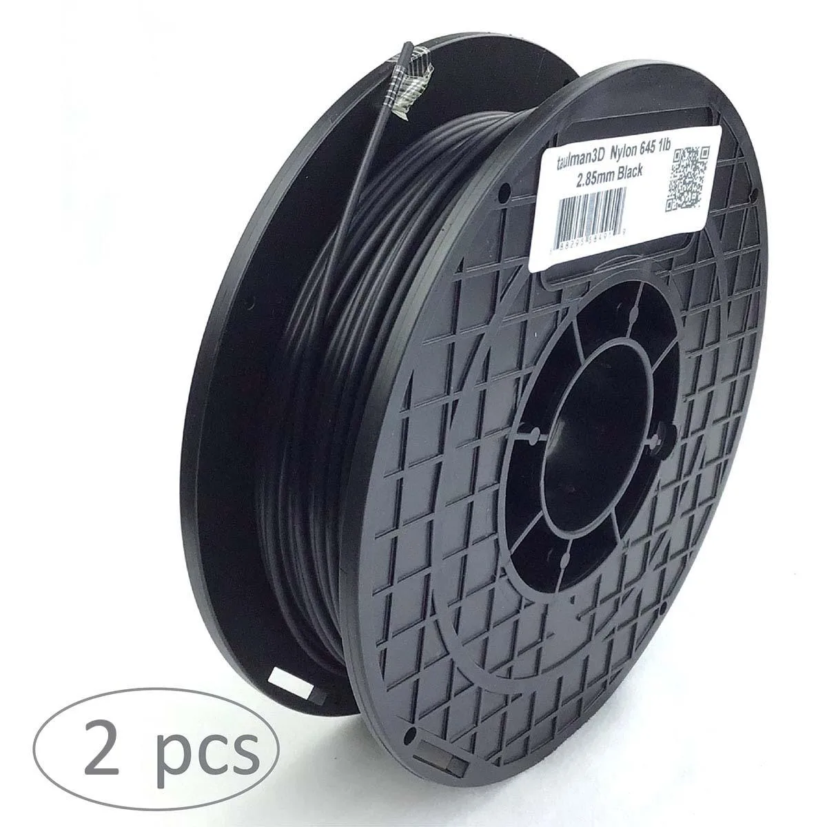 Taulman 3D Taulman 3D Nylon 645 Filament 2.85mm Black 10 pack 3d printers accessory — صورة المنتج