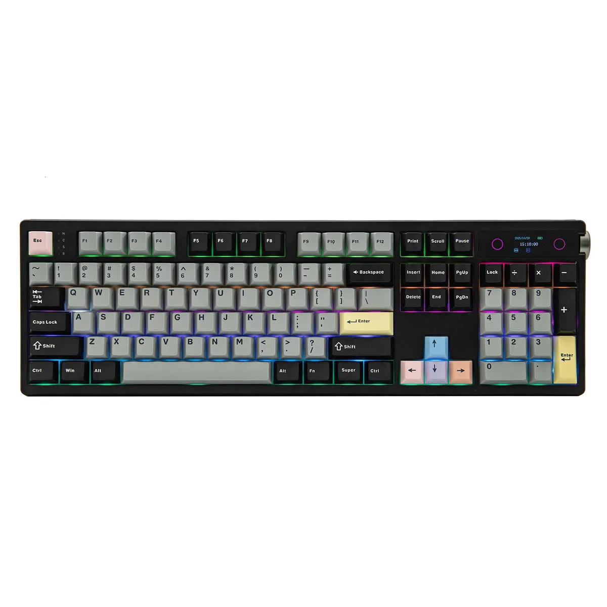 Epomaker Epomaker TH108 PRO Full Size Gaming Keyboard with Screen & Knob — product photo