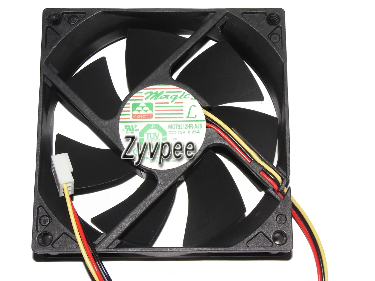 Zyvpee Zyvpee MGT9212HR-A25 92x25 mm 12V .25A 3-pin case fan — صورة المنتج
