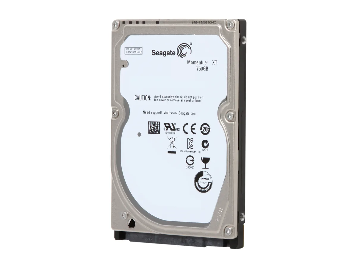 Seagate Seagate Momentus XT ST750LX003 750GB 7200 RPM 32MB Cache SATA 6.0Gb/s 2.5" laptop hard drive — fotografie produktu