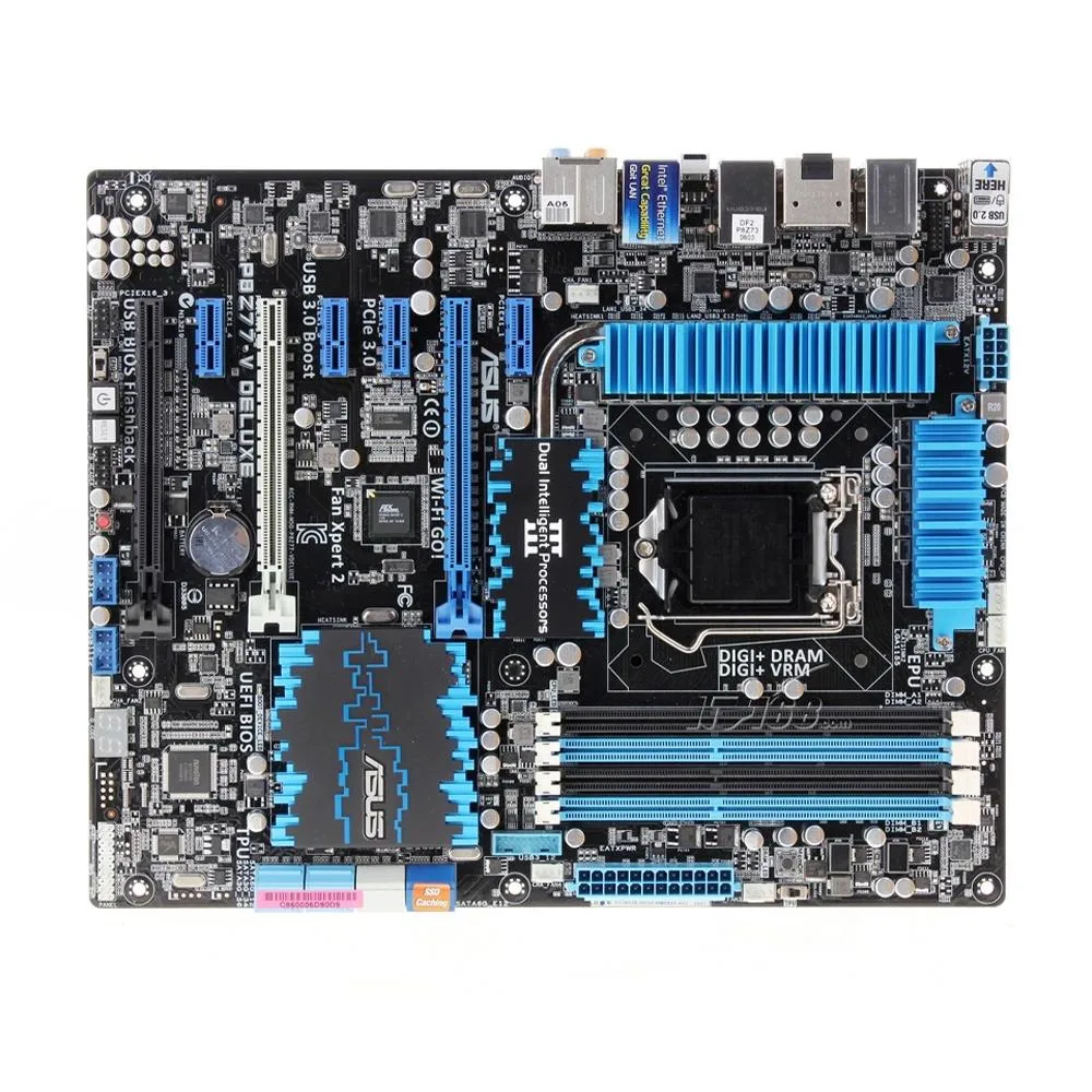 ASUS ASUS P8Z77-V DELUXE Intel Z77 LGA 1155 DDR3 32GB ATX Motherboard — product photo