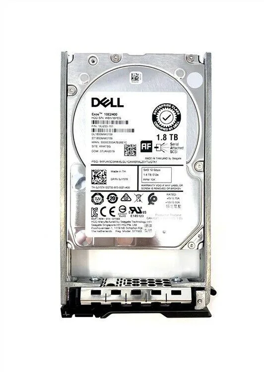 DELL DELL ST1800MM0198 1.8TB 2.5" SAS 10K 12Gb/s internal hard drive — foto del producto