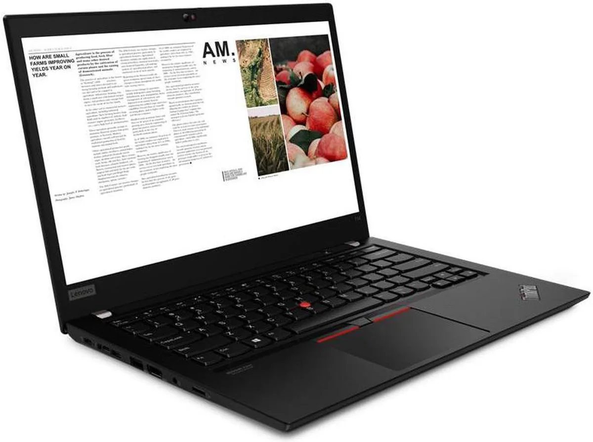 Lenovo Lenovo Thinkpad T14 laptop i5-10310U 40GB 1TB PCIe SSD 14.0" FHD Touchscreen — product photo