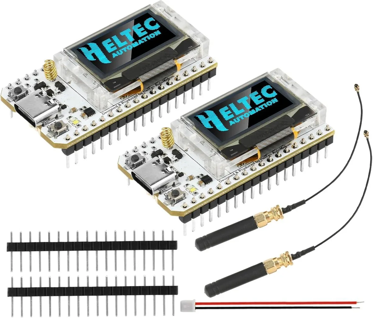 MCDODO MCDODO ESP32-S3FN8 LoRa SX1262 0.96" OLED 863-928 MHz 2-Pack — 商品照片