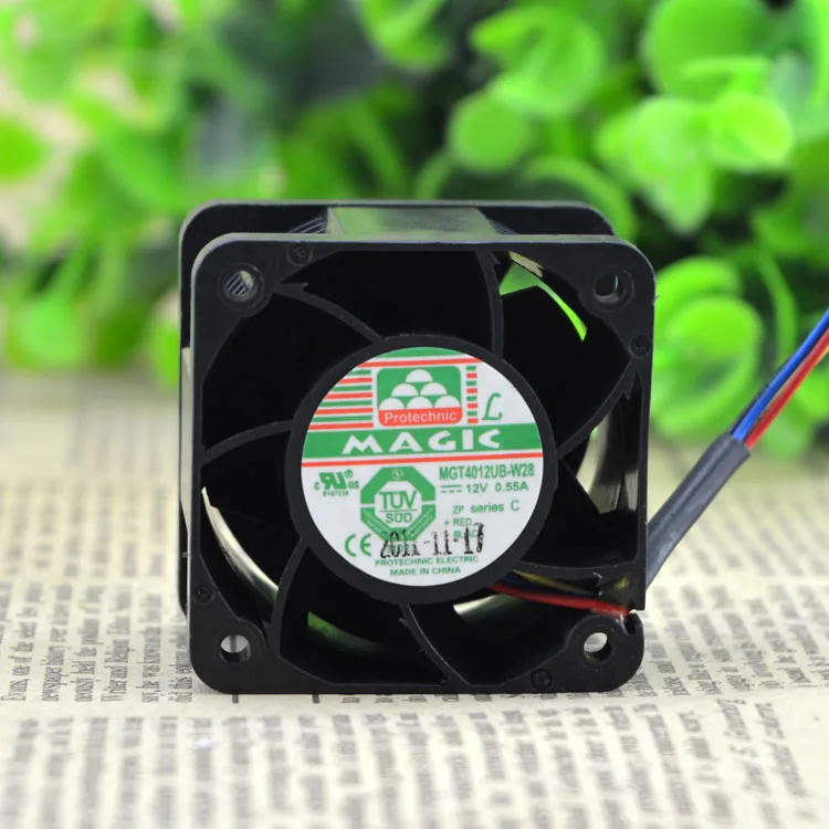 Fans Fans MGT4012VB-028Voltage 12V 0.8A 40x40x28mm case fan — product photo