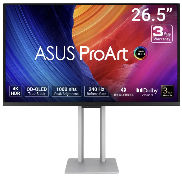 ASUS ASUS ProArt PA27UCDMR 27 inch 4K 240Hz OLED monitor — product photo