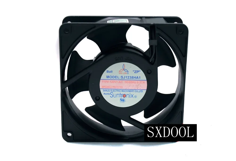 SXDOOL SXDOOL 12038 110V 0.27A 2600/3000 RPM 38mm case fan — 商品照片