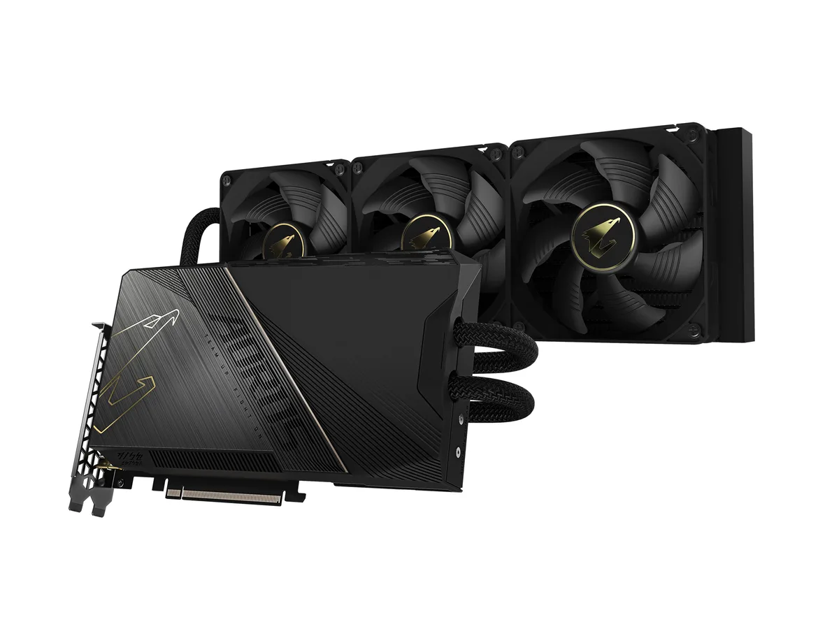GIGABYTE GIGABYTE GV-N4090AORUSX W-24GD GeForce RTX 4090 graphics card — product photo