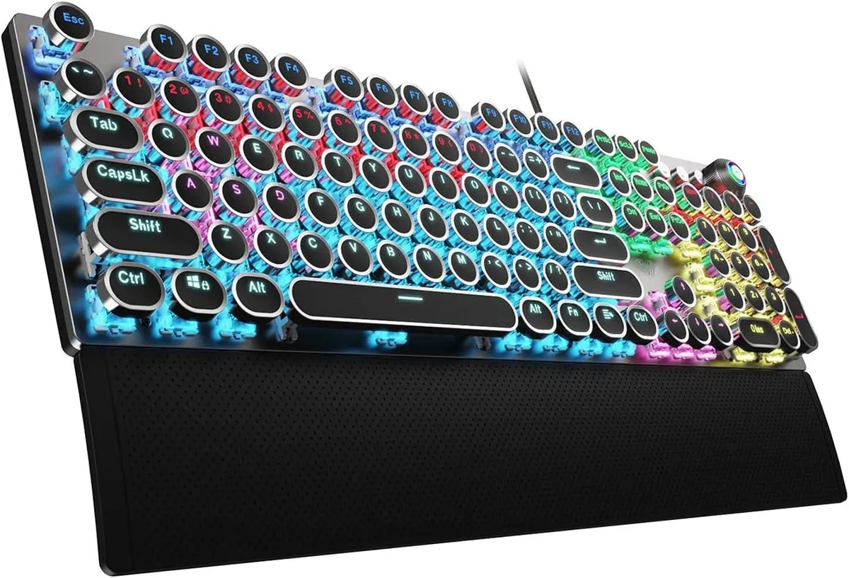ETECH ETECH F2088 Mechanical Gaming Keyboard Blue Switch 19 Effects — Produktfoto