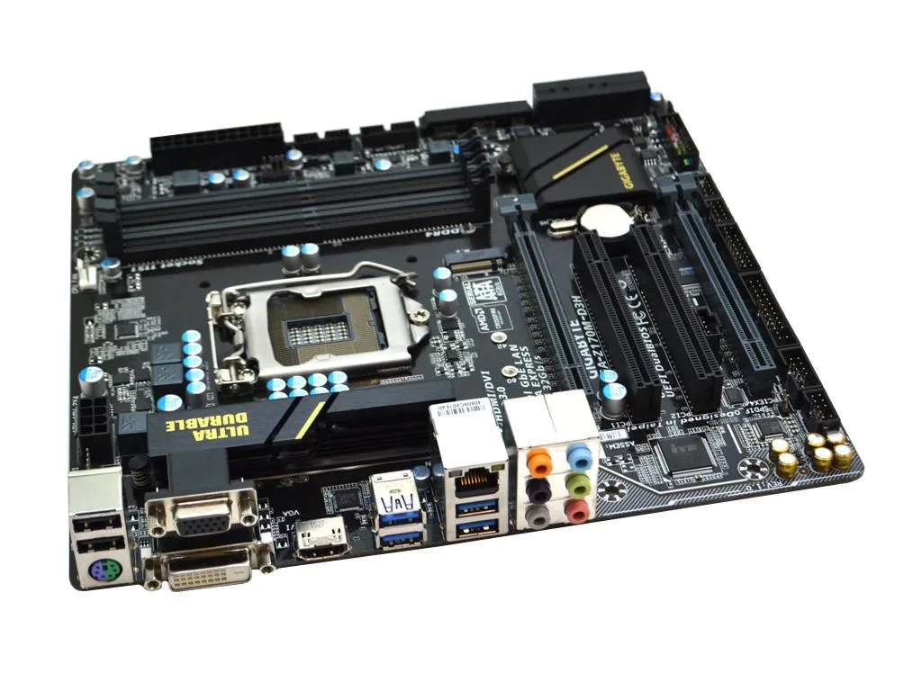 GIGABYTE GA-Z170M-D3H R.1 Intel LGA1151 motherboard in white box