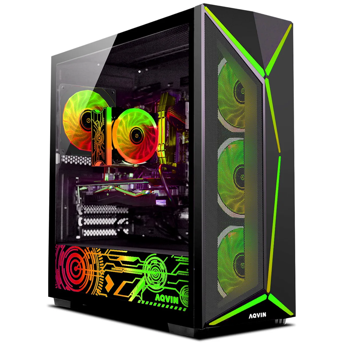 AQVIN AQVIN AQ80 Gaming PC i7-8700 RTX 3050 32GB 2TB — photo du produit