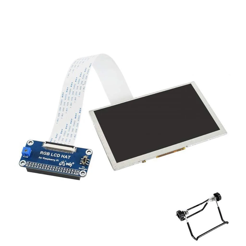LORDWORLD LORDWORLD 5inch IPS Display DPI 800x480 No Touch — 제품 사진