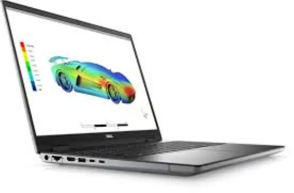 Silver 16 inch mobile workstation with backlit keyboard and anti-glare screen