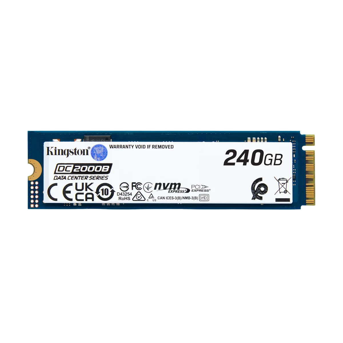Kingston Technology Corp. Kingston Technology Corp. SEDC2000BM8/240G enterprise SSD 240GB M.2 2280 PCIe 4.0 x4 NVMe — product photo