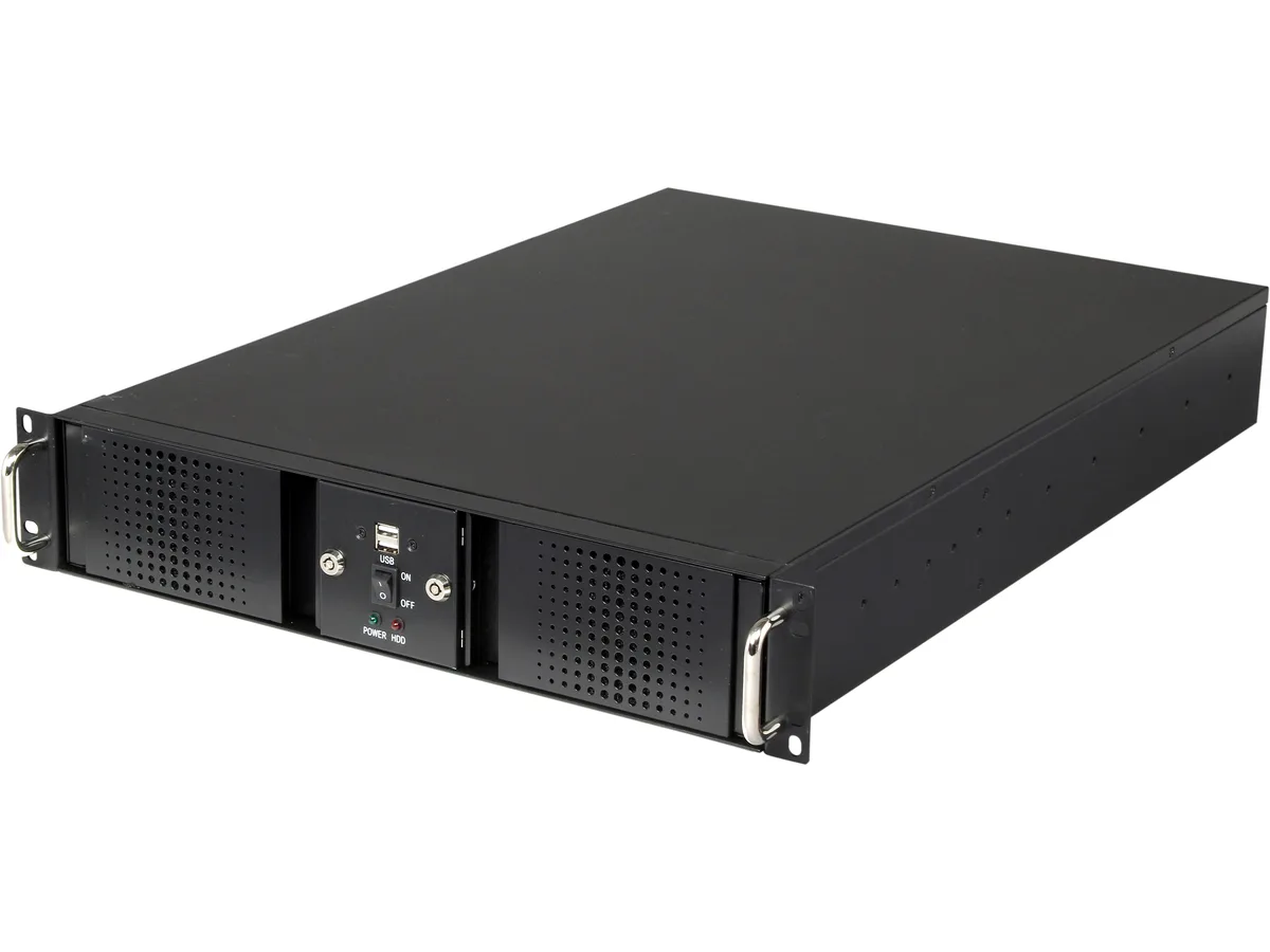 Athena Power Athena Power RM-DD2U24E608 2U server chassis — fotografija izdelka
