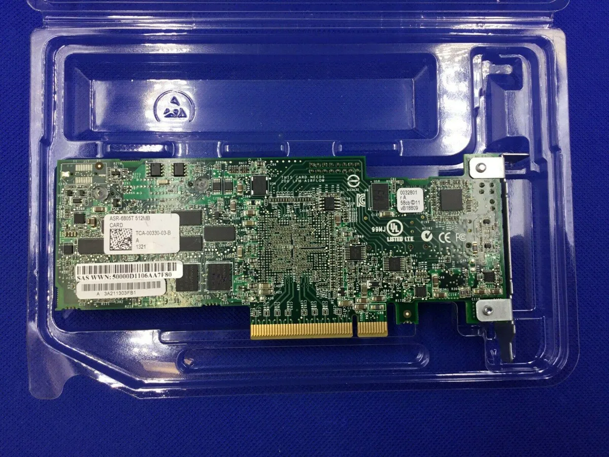 Adaptec Adaptec ASR-6805T 512MB SATA/SAS 8 Port RAID Controller — product photo