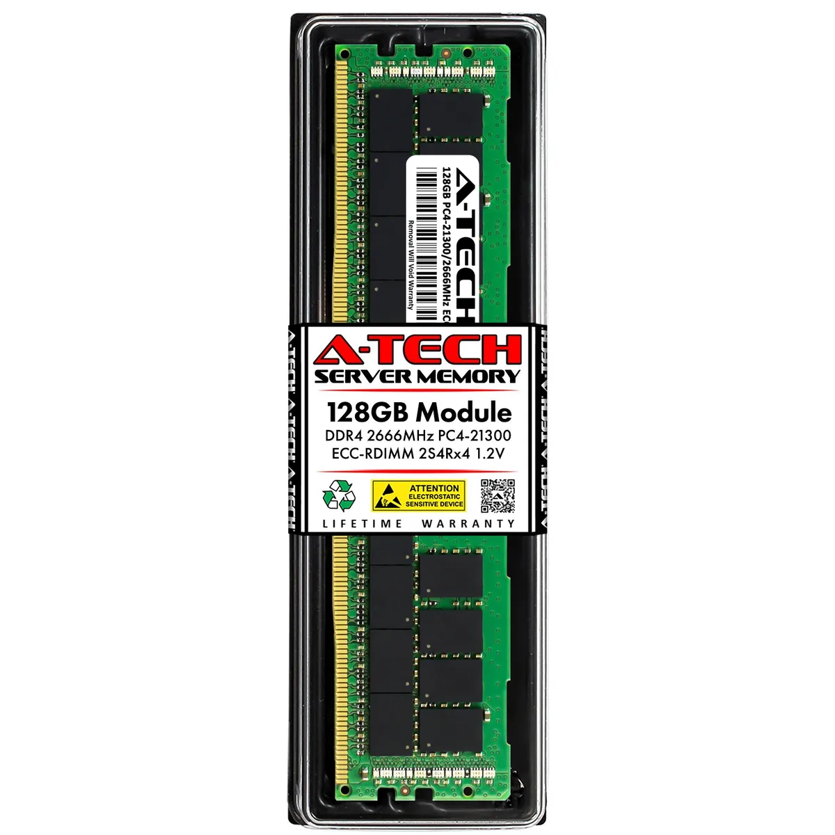 A-Tech A-Tech 128GB DDR4 2666 ECC RDIMM 2S4Rx4 3DS server RAM — product photo