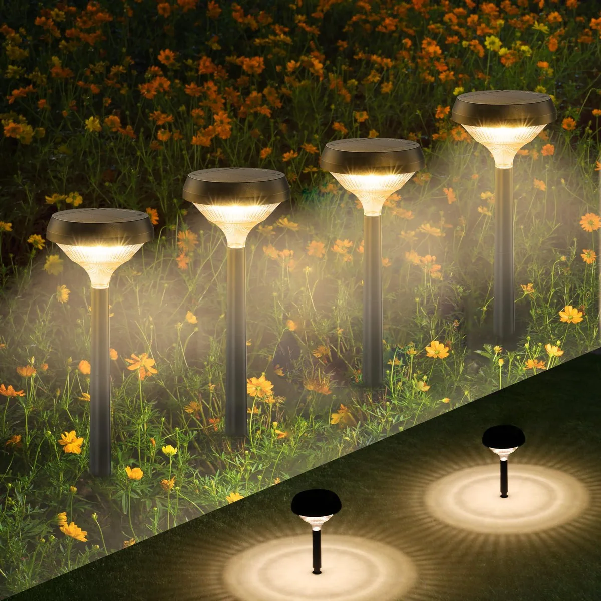 Linkind LL28003-WW-US-8 landscape lighting 8 pack warm white 200lm — fotografia produktu