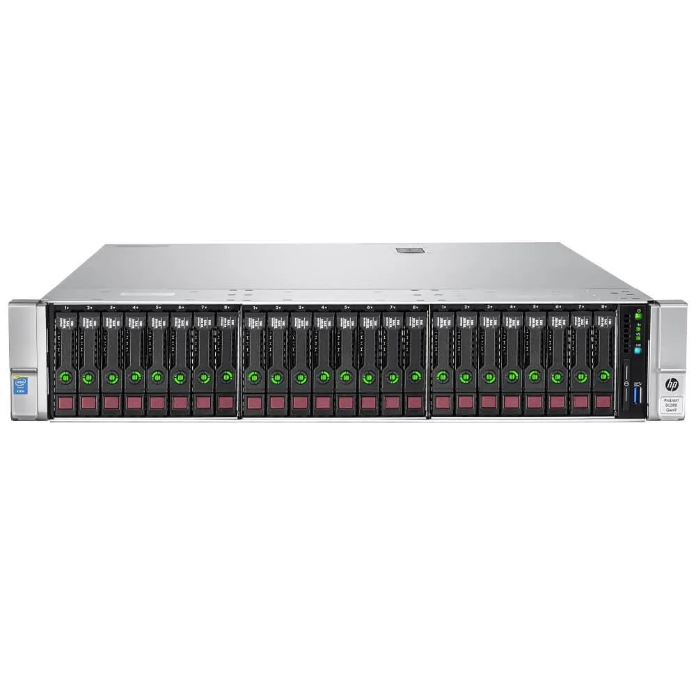HP HP ProLiant DL380 G9 2U rack server E5-2630 v3 2.4GHz 8-core 96GB DDR4 2×600GB SAS P440 4GB FBWC — photo du produit