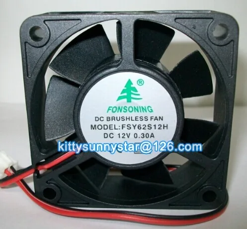 OEM Industries OEM Industries FSY62S12H 60mm 12V 0.3A 2-Pin CPU Cooler — toote foto