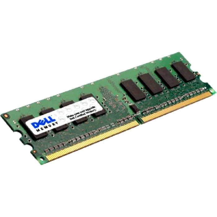 Green Dell DDR3 DIMM 240-pin memory module with black chips