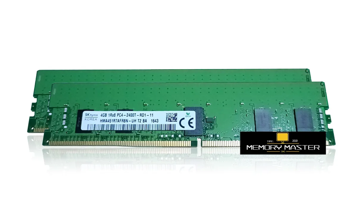 SK hynix SK hynix HMA451R7AFR8N-UH 8GB (2×4GB) DDR4-2400 Registered CL17 1Rx8 1.20V — preces foto