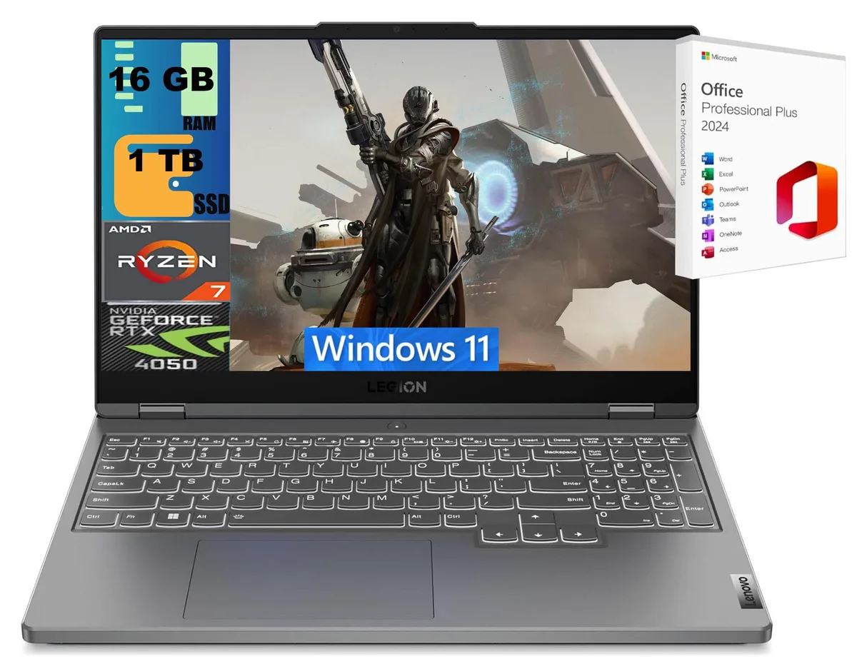 Gray Lenovo LOQ 15 Raider gaming laptop closed lid matte finish 15.6 inch