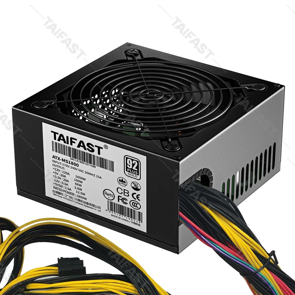 Taifast Taifast ATX-MS1800w 1800 W ATX power supply — photo du produit