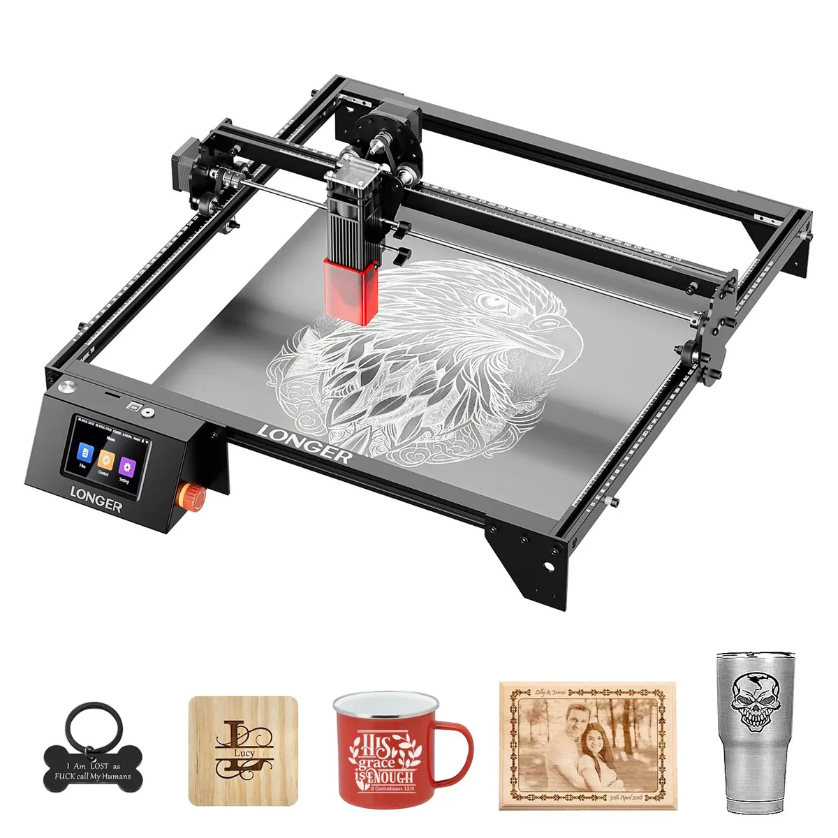 LONGER LONGER Ray5 10W Laser Engraver 0.06mm 400x400mm — ภาพสินค้า