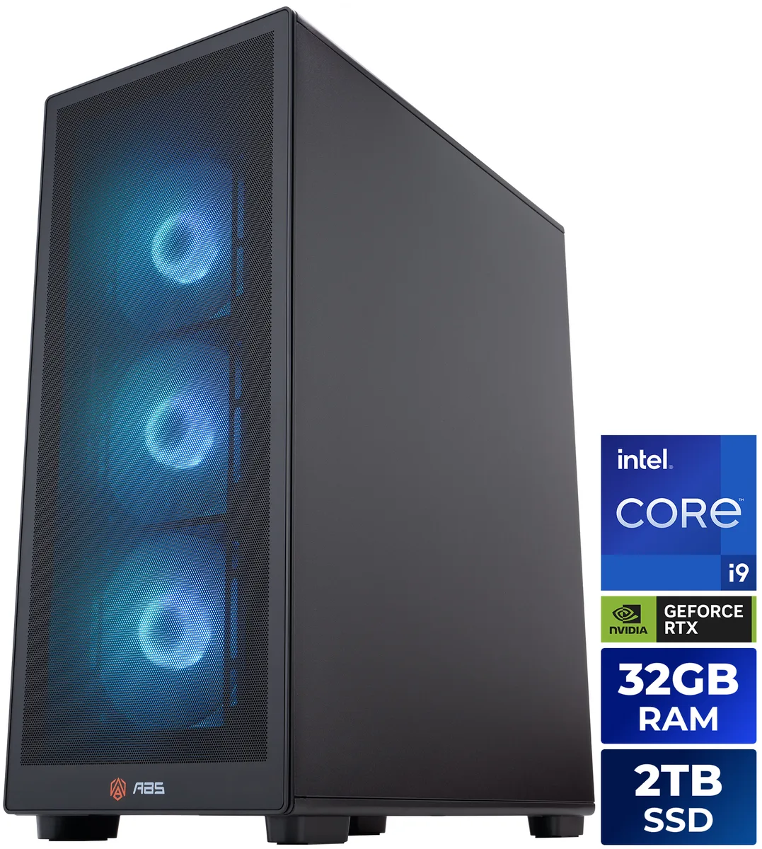 ABS ABS S2A49N57T1 Stratos II Aqua gaming PC i9-14900KF RTX 5070 Ti 16GB 32GB DDR5 2TB — photo du produit