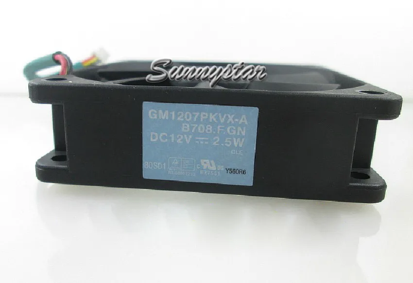 Black square 70mm maglev fan only no LED