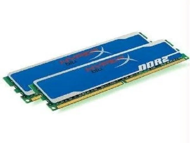 Kingston Technology Corp. Kingston Technology Corp. 4GB DDR2 800MHz CL5 DIMM Kit of 2 HyperX Blu — foto del producto