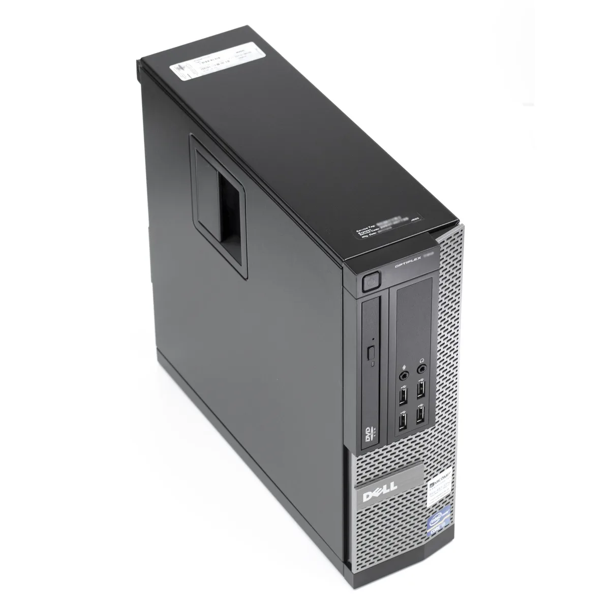 Black Dell Optiplex 790 small form factor desktop tower