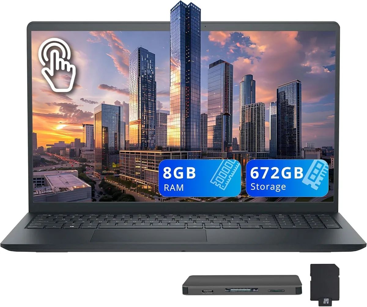 DELL Dell Inspiron 15.6" FHD Touchscreen i5-1334U 8GB 672GB business laptop — produkto nuotrauka