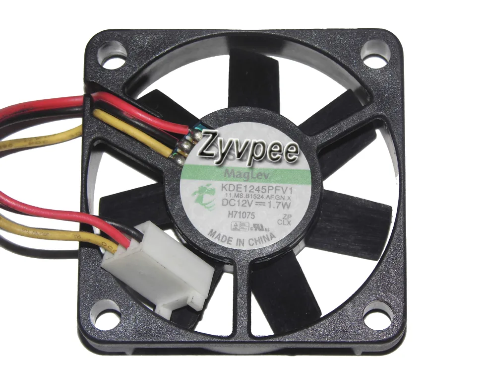 Zyvpee Zyvpee KDE1245PFV1 45mm 12V 1.7W 3-pin CPU cooler — photo du produit