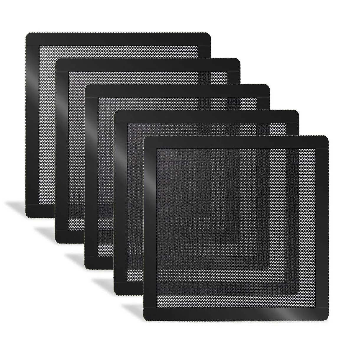  Zhaoyao Z5Y-PCFanDustFilter-12x12 140mm magnetic fan filter 5 pack fan accessory — 商品写真