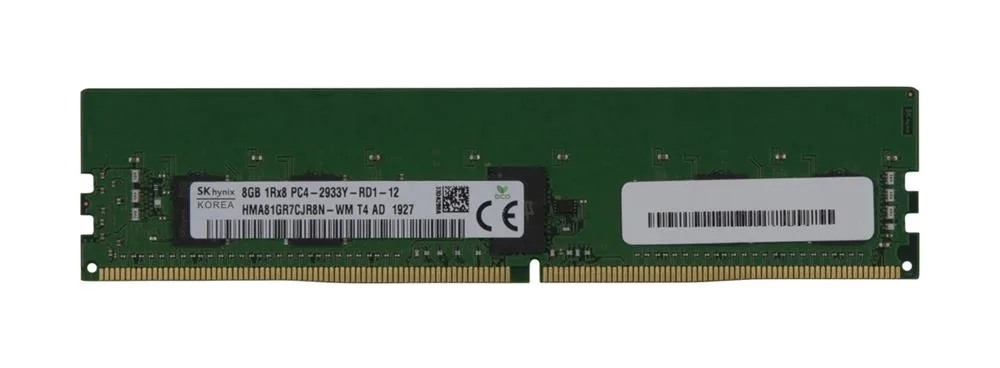 Hynix Hynix HMA81GR7CJR8N-WM 8GB DDR4-2933 1Rx8 ECC REG DIMM desktop RAM — product photo